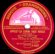 78 T. - 25 Cm - état M -  MAURICE CHEVALIER - APPELEZ CA COMME VOUS VOULEZ - MIMILE - 78 T - Disques Pour Gramophone