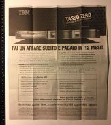 IBM - Computer Pc - Server - Pubblicità Da  Quotidiao - 39514 - Other & Unclassified