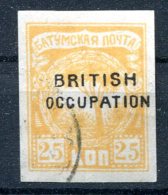 Russie     Occupation Britannique               9  Oblitéré - 1919-20 Britische Besatzung