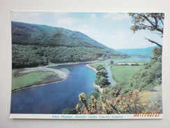 Postcard Afon Rheidol Rheidol Hydro Electric Scheme CEGB Nr Aberystwyth My Ref B2492 - Municipios Desconocidos