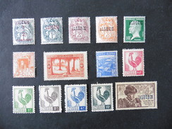 Algérie : 14 Timbres Neufs Charnière - Colecciones & Series