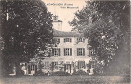 06677 "MONCALIERI (TO) -  VILLA MAZZUCCHI. CART. ILL. ORIG. SPED.  1918 - Moncalieri