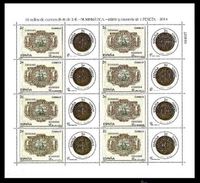 ESPAGNE SPANIEN SPAIN ESPAÑA 2014 BILL-COIN FEUILLET COMPLETE ED 4953-55 YV 4666-68 MI 4961-63 SC 4005A-B SG 4895- - Fogli Completi