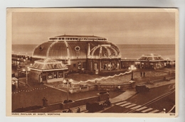 CPSM WORTHING (Angleterre-Sussex) - Music Pavilion By Night - Worthing