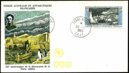 N°  8 Sur Enveloppe Obl Terre Adélie 20-1-1965 Qualité: OBL Cote: 175  € - Otros & Sin Clasificación