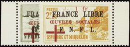 N°  310 /311 France Libre Oeuvres Sociales 2 Valeurs Qualité: ** Cote: 240  € - Altri & Non Classificati