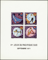 N°  2 4ème Jeux Du Pacifique Sud Bloc Non Dentelé Qualité: ** Cote: 375  € - Otros & Sin Clasificación