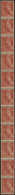 N°  34 30c Mercure Rouge Bande Verticale De 11 Timbres Qualité: ** Cote: 725  € - Andere & Zonder Classificatie