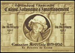 N°  256 C1 Le Sourire De Reims Carnet De 8 Timbres Qualité: ** Cote: 1320  € - Otros & Sin Clasificación