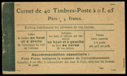 N°  137 C7  5c Semeuse Vert 40 Timbres Qualité: ** Cote: 360  € - Otros & Sin Clasificación