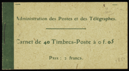 N°  137 C5  5c Semeuse Vert 40 Timbres Papier GC Qualité: ** Cote: 500  € - Otros & Sin Clasificación