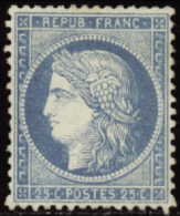 N°  60 A 25c Bleu Type I Qualité: * Cote: 200  € - Otros & Sin Clasificación