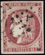 N°  49 80c Rose TB Qualité: OBL Cote: 320  € - Altri & Non Classificati