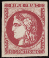 N°  49 80c Rose Qualité: * Cote: 725  € - Altri & Non Classificati