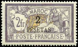 N°  17 2 Pesetas Sur 2f Merson Qualité: * Cote: 160  € - Altri & Non Classificati