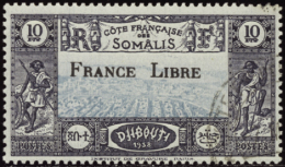 N°  231 10f France Libre TB Qualité: OBL Cote: 230  € - Andere & Zonder Classificatie