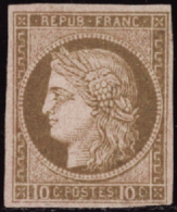 N°  18 10c Brun Sur Rose Qualité: * Cote: 280  € - Altri & Non Classificati