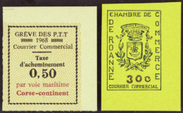 N°  0 Roanne 30c + Corse-continent (Maury 14-15) Qualité: ** Cote: 105  € - Other & Unclassified