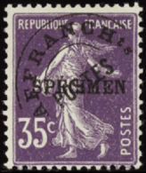 N°  89 35c Semeuse Violet Préoblitéré Qualité: ** Cote: 420  € - Altri & Non Classificati