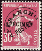 N°  88 30c Semeuse Rose Préoblitéré Qualité: ** Cote: 400  € - Altri & Non Classificati