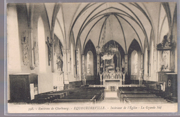 EQUEURDREVILLE . Intérieur De L ' Eglise . La Grande Nef . - Equeurdreville