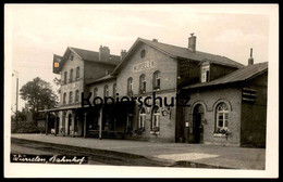 ALTE POSTKARTE WÜRSELEN BAHNHOF MIT BEFLAGGUNG 1940 Gare Station Flagge Ansichtskarte Postcard Cpa AK - Würselen