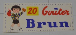 20 Gouters Brun - Sucreries & Gâteaux