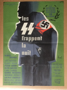 Affiche Cinéma Originale Du Film LES SS FRAPPENT LA NUIT De ROBERT SIOMAK Avec CLAUS HOLM 1957 - Affiches & Posters