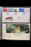 2000-2004 COLLECTION Of All Different Illustrated Neatly Typed Addressed First Day Covers Housed In A Cover Album,... - FDC