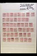 1857 FOURPENNY HOARD A Used Selection Of 4d Rose Carmine & Rose, Large Garter Wmk, SG 66/66a, Mostly Used In... - Altri & Non Classificati