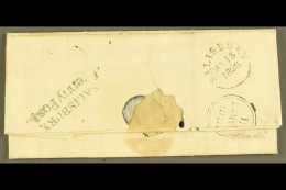 1828 GOOD "SALISBURY/PENNY POST" ON ENTIRE LETTER TO LONDON Salisbury And Arrival Cds's Alongside. For More... - ...-1840 Préphilatélie