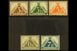 REVENUE STAMPS AGRICULTURE UNEMPLOYMENT INSURANCE 1936 3d, 3½d, 5d, 6d And 7d (Barefoot 12/13 And 15/17),... - Sonstige & Ohne Zuordnung