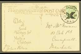 POSTED IN ADVANCE FOR CHRISTMAS DAY - MANCHESTER 1906 Fine Upright Strike Tying ½d To Postcard. For More... - Sonstige & Ohne Zuordnung