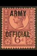 OFFICIALS 1896 6d "Army Official", SG O45, Very Fine And Fresh Mint. For More Images, Please Visit... - Autres & Non Classés