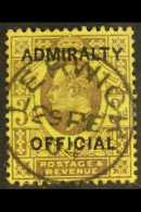OFFICIALS 1903 3d "Admiralty Official", SG O106, Superb Used With Central "Lerwick" Cds. For More Images, Please... - Autres & Non Classés