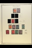 OFFICIAL STAMPS. MINT COLLECTION On Several Printed Album Pages (used Stamps Previously Removed) Includes... - Sonstige & Ohne Zuordnung