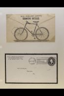 POSTAL STATIONERY - ILLUSTRATED BICYCLES 1886-1908. A Delightful Collection Of Postal Stationery Items Featuring... - Sonstige & Ohne Zuordnung