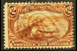 1898 Trans-Mississippi Exposition $2 Orange-brown (SG 299, Sc 293), Lightly Used, Short Perf At Top. Fresh... - Sonstige & Ohne Zuordnung