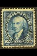 1895 (watermarked) $2 Bright Blue (SG 281a, Sc 277), Lightly Used With Excellent Centering, Shallow Hinge Thin.... - Other & Unclassified