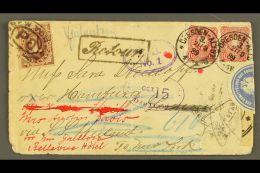 1889 REDIRECTED POSTAGE DUE COVER. (21 Sep) Interesting Cover From Germany Bearing 10pf (x2) And US Postage Due 1c... - Other & Unclassified