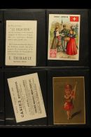 STAMP DESIGNS ON ADVERTISING CARDS - CIRCA 1908 A Scarce & Attractive Group Of Colourful, Continental... - Other & Unclassified