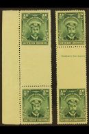 1924-9 ½d Blue-green Gutter Margin Pairs, One With IMPERFORATE AT BASE, Other IMPERFORATE TO TOP, SG 1... - Rhodesia Del Sud (...-1964)