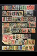 1924-64 FINE USED COLLECTION Incl. 1924 To 1s, 1931-37 To 1s6d, 1935 Jubilee Set, KGVI Complete, 1953 Set To 10s,... - Südrhodesien (...-1964)