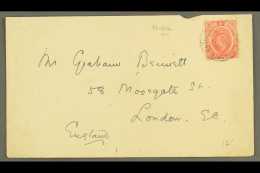 1909 Cover To UK Franked Ed VII 1d Tied By Scarce If Somewhat Indistinct INITSHA Cds. For More Images, Please... - Nigeria (...-1960)