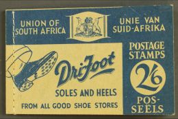 BOOKLET 1941 2s6d Blue On Buff "Dri-Foot" Booklet With 1½d Panes, SG SB17, Corner Crease On Cover (hardly... - Non Classés