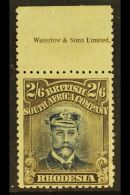 1913-19 2s6d Deep Ultramarine & Grey-brown, Perf 14 (Head III), SG 274, Never Hinge Mint Imprint Marginal On... - Other & Unclassified