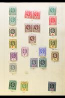 1914-1951 OLD-TIME COLLECTION On Album Pages, Mint And Used, Mainly Fine Condition. Note 1914-29 Range To 2s6d... - Nigeria (...-1960)