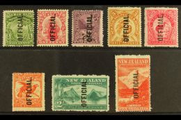 OFFICIAL 1907-11 Complete Set (one Of Each Value, SG O59/67), Fine Mint. Fresh And Attractive! (8 Stamps) For More... - Altri & Non Classificati