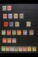 1898-1957 FINE MINT ALL DIFFERENT COLLECTION With GIBRALTAR OVERPRINTED Small Range QV To 1p & 2p; Plus Small... - Altri & Non Classificati