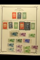 "BACK OF THE BOOK STAMPS" COLLECTION 1867-1976 Mint Or Used Collection On Printed Album Pages, Includes Sections... - Mexico